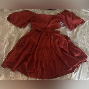 Red Cutout Dress
